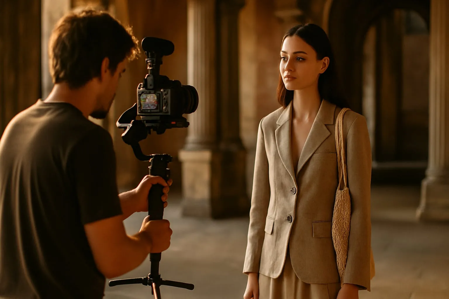 Como filmar moda sustentável em espaços culturais reais