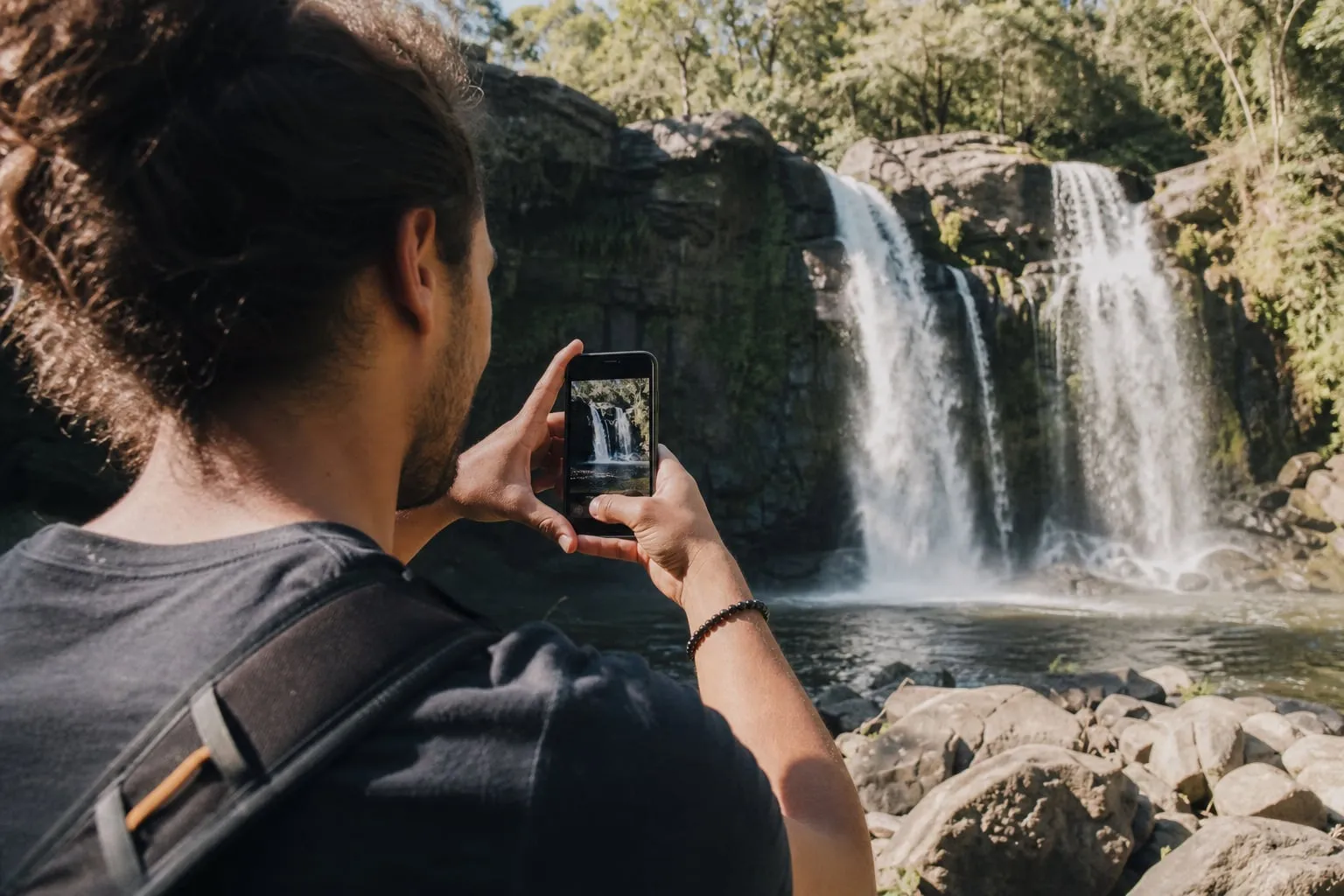 Como fotografar cachoeira com celular sem estourar a água