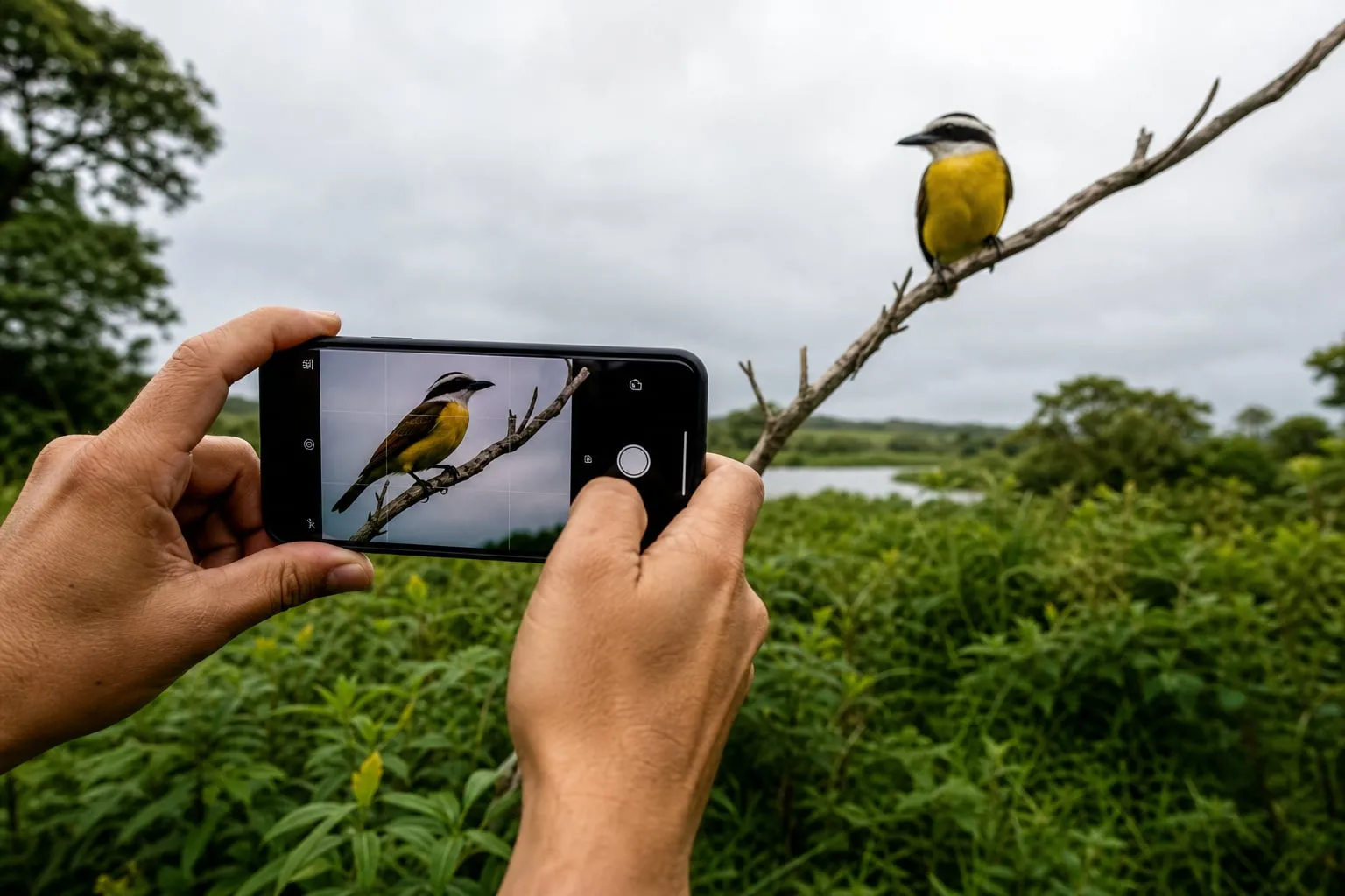Como fotografar pássaros com celular sem perder nitidez