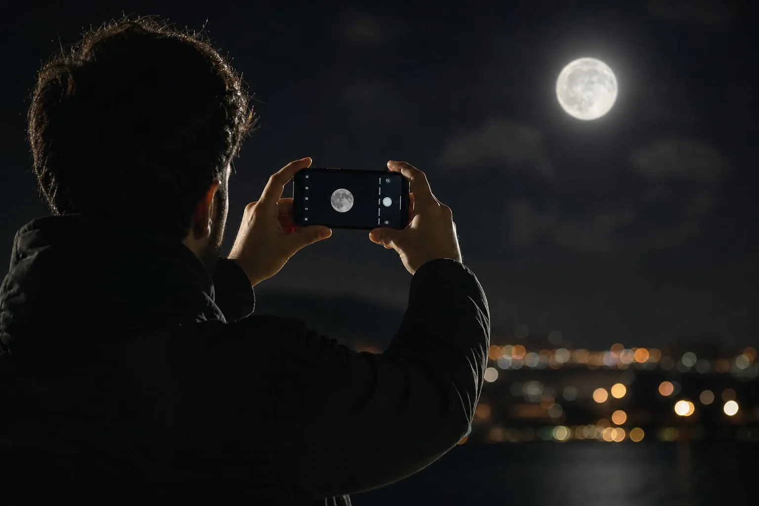 Como fotografar a lua com celular sem estourar a luz