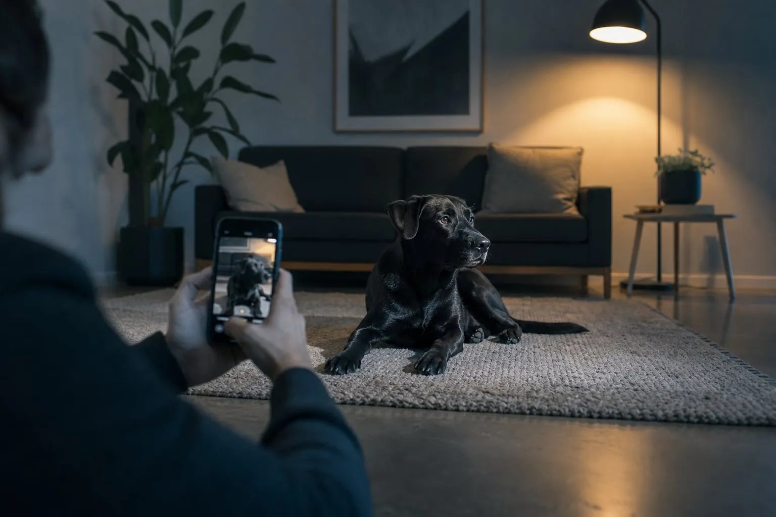 Como fotografar cachorro preto no celular sem silhueta