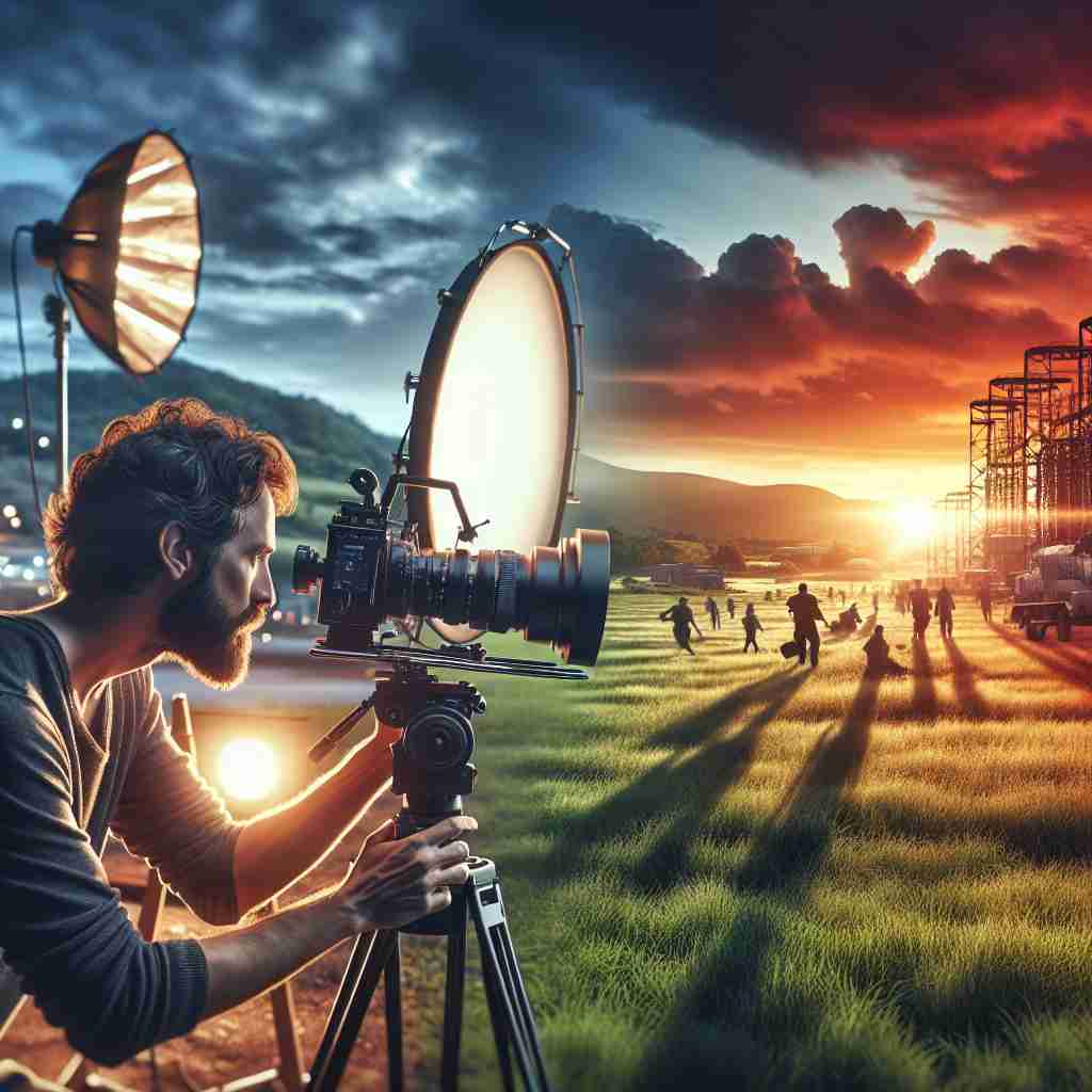 An image illustrating Como Usar Refletores em Gravações Externas