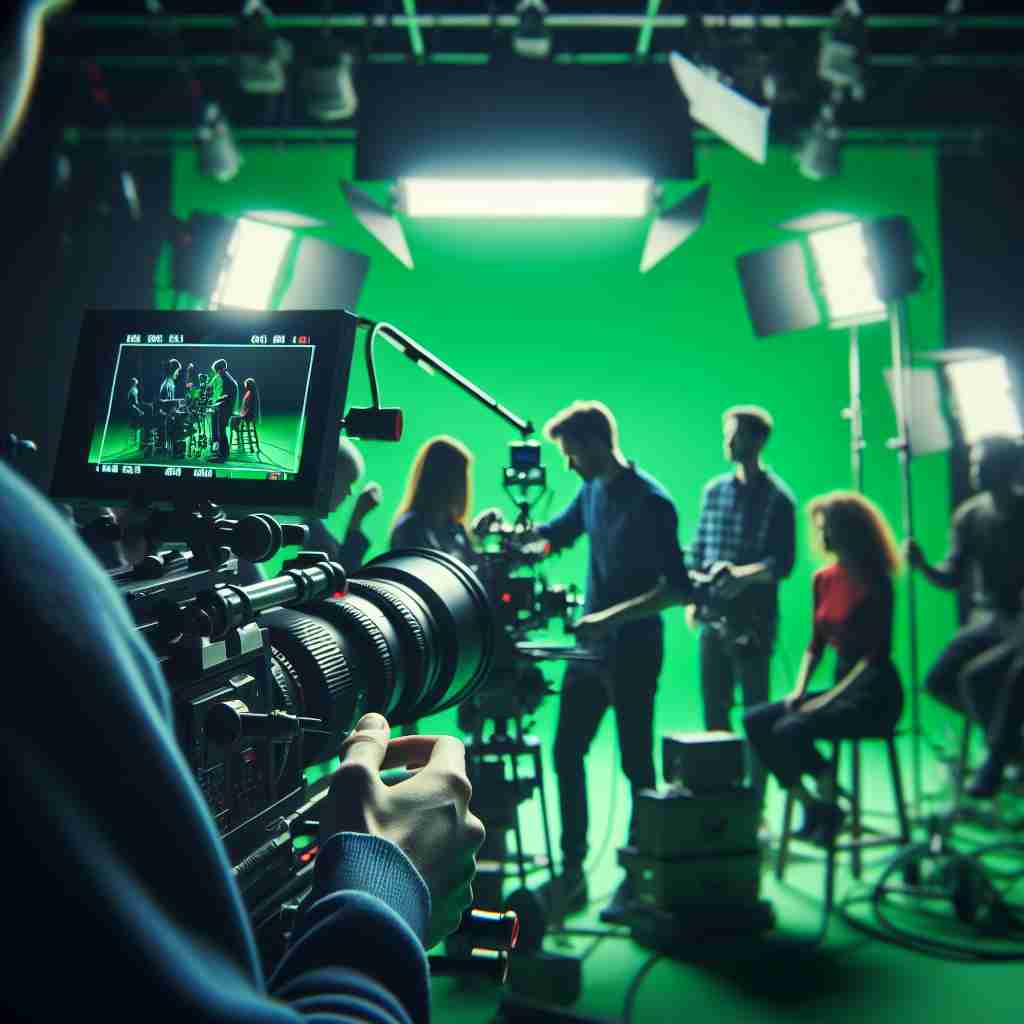 An image illustrating Como Usar Fundos Cromakey em Filmagens