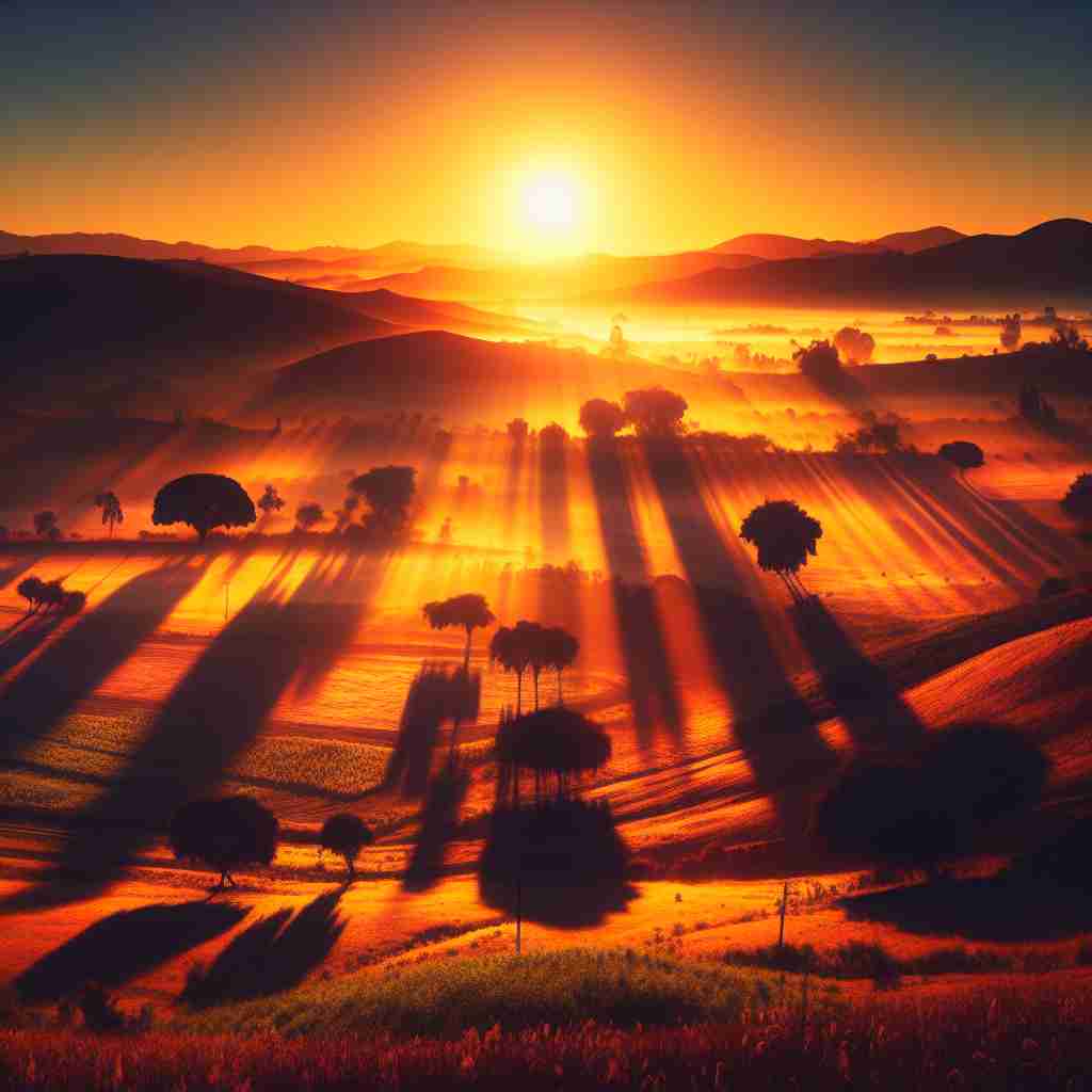 An image illustrating Melhores Horários para Fotografar ao Ar Livre