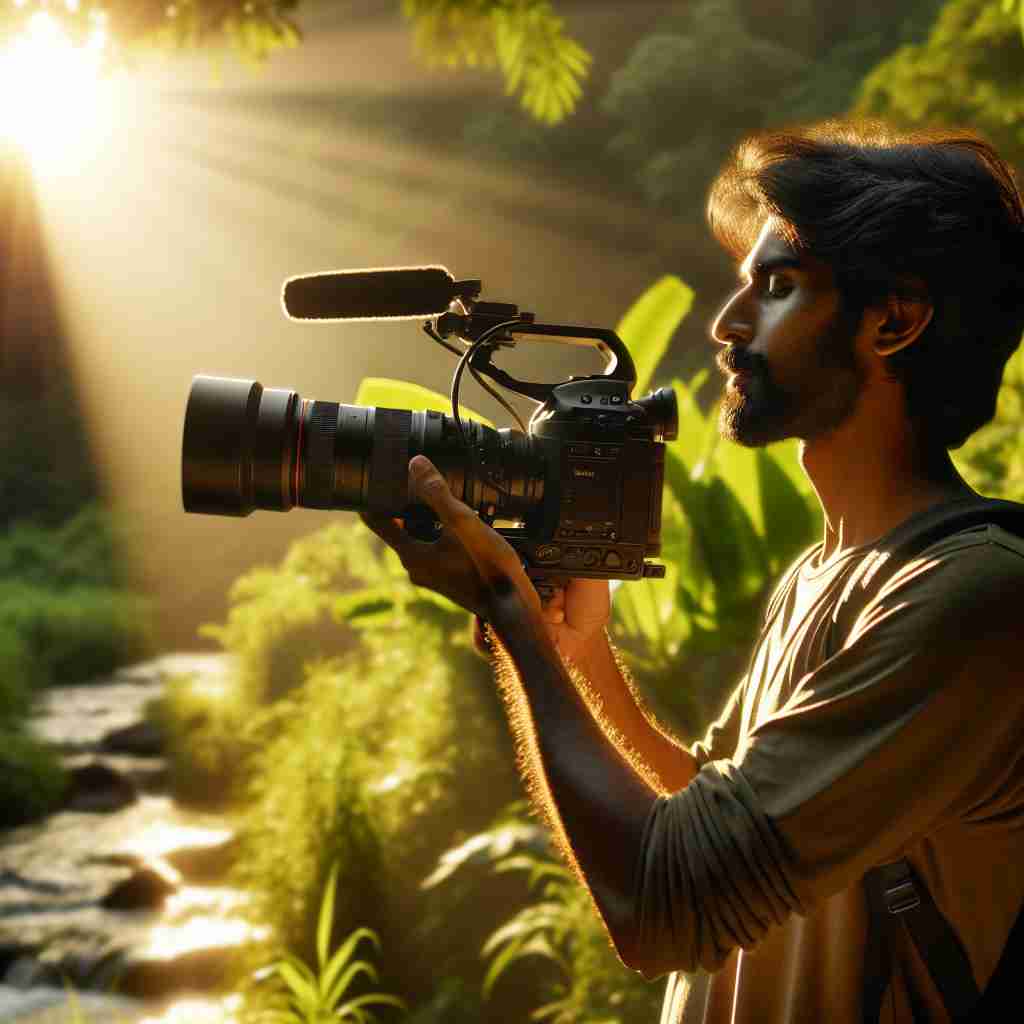 An image illustrating Como Gravar Vídeos com Iluminação Natural