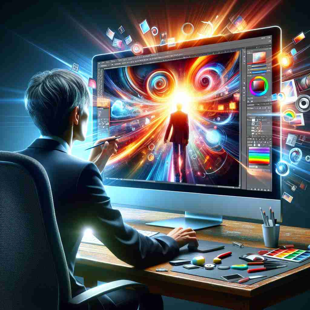 An image illustrating Como Editar Fotos de Forma Profissional no Photoshop