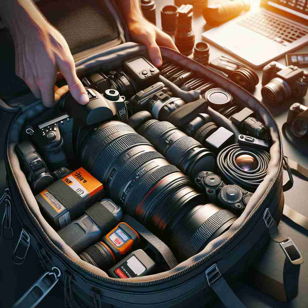 An image illustrating Fotografia de eventos: o que levar na mochila