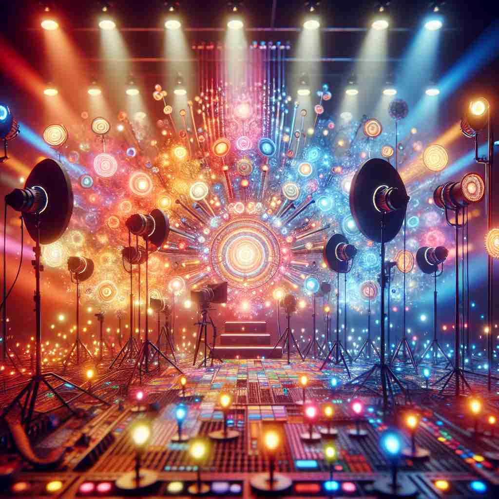 An image illustrating Como Criar Efeitos Criativos com Luzes de LED